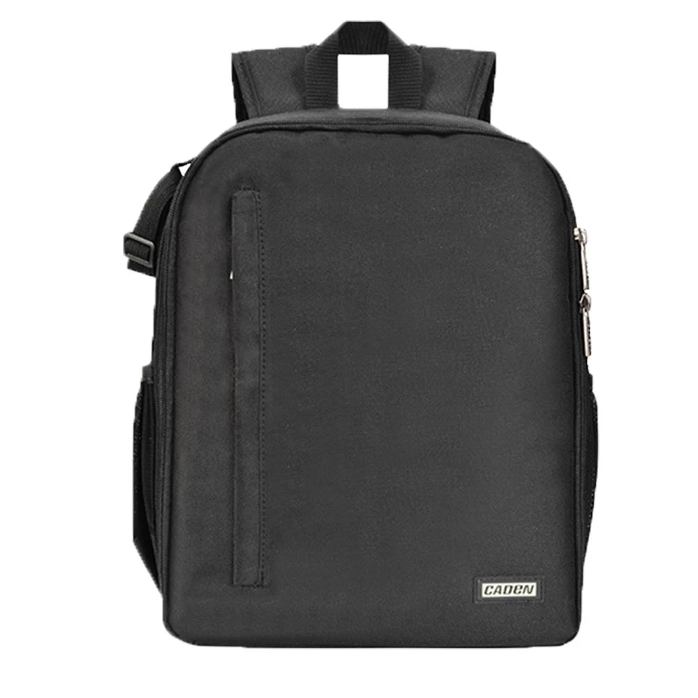 【攝彩】卡登 CADEN D6 超值攝影雙肩包(防潑水 可放多鏡頭 雙邊拉鍊 透氣肩帶 防震 一機多鏡)
