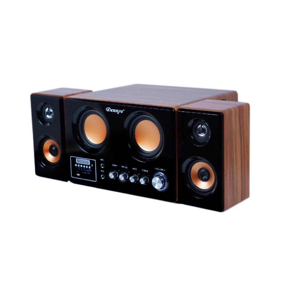 【Dennys】Dennys 藍牙/USB/SD/2.1木質音響喇叭(T-790BT)