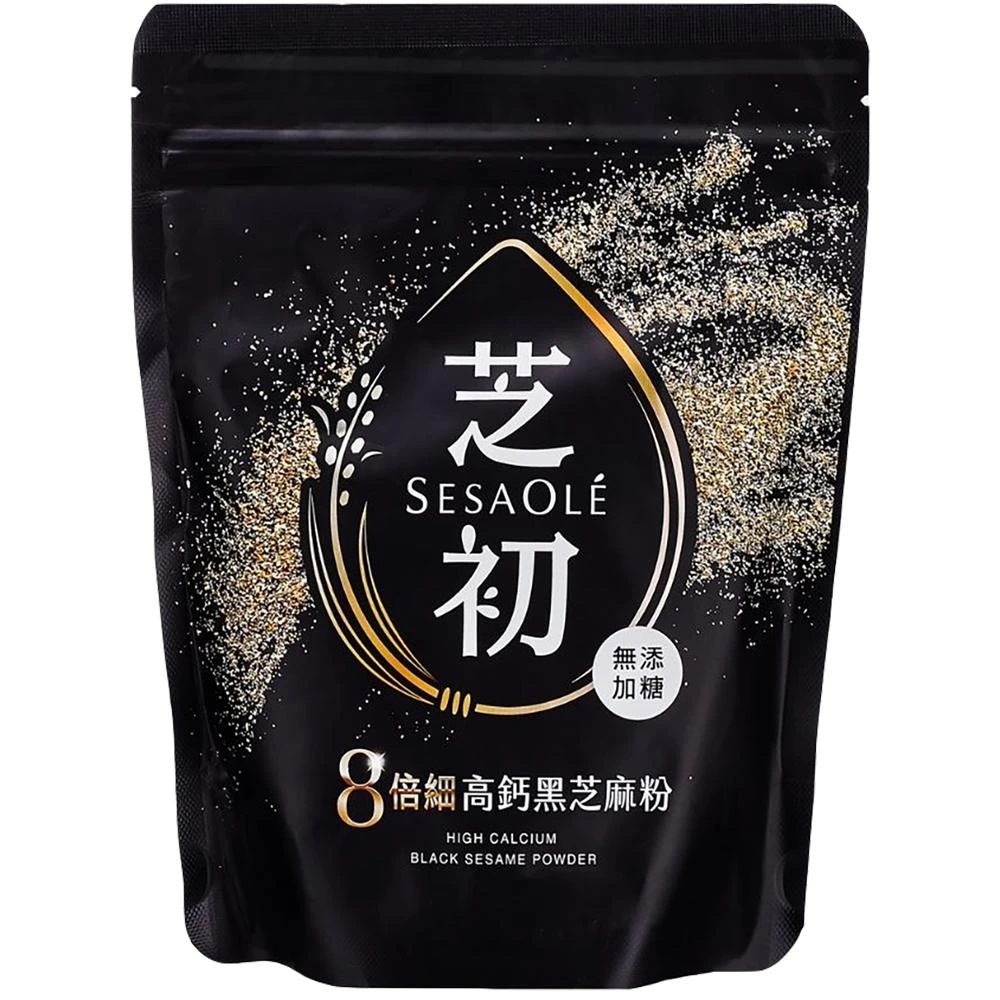 【芝初】森果食品 高鈣黑芝麻粉 200g 黑芝麻粉 芝麻粉 全素食 無添加 天然
