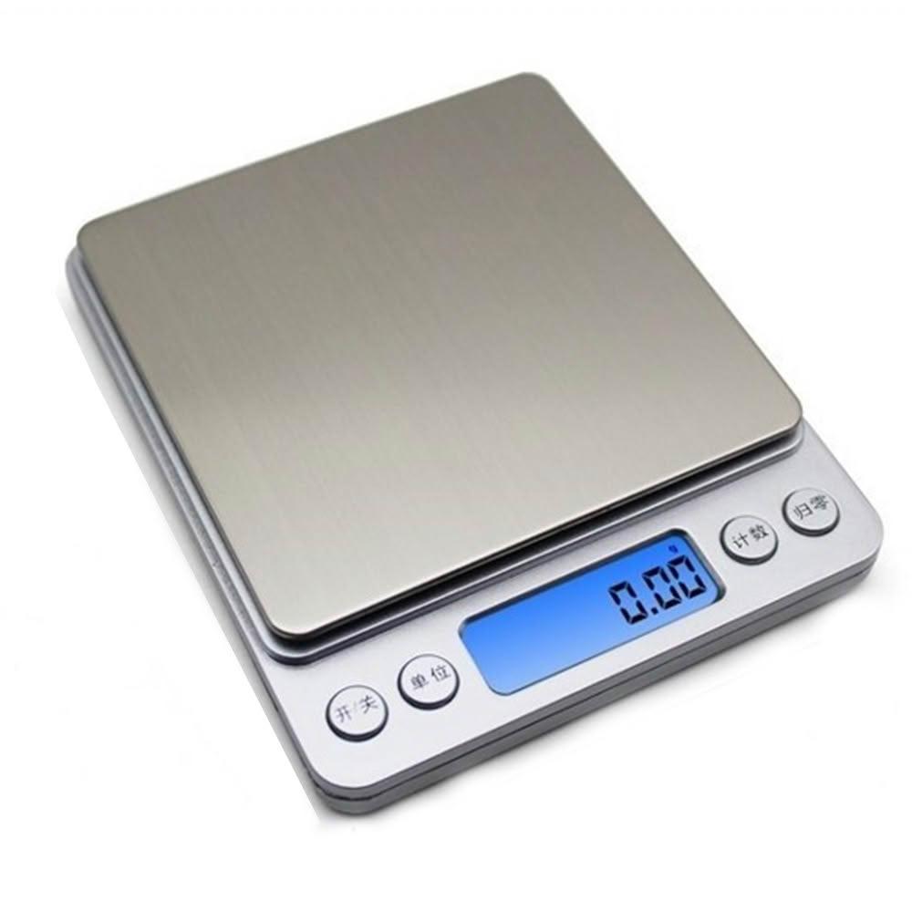 🏆冠軍嚴選🏆I-2000高精密電子秤 0.3g~3Kg 不鏽鋼電子秤 料理秤 廚房秤 迷你秤 烘焙秤 酵母 秤子 鹽 香料 秤重 迷你秤