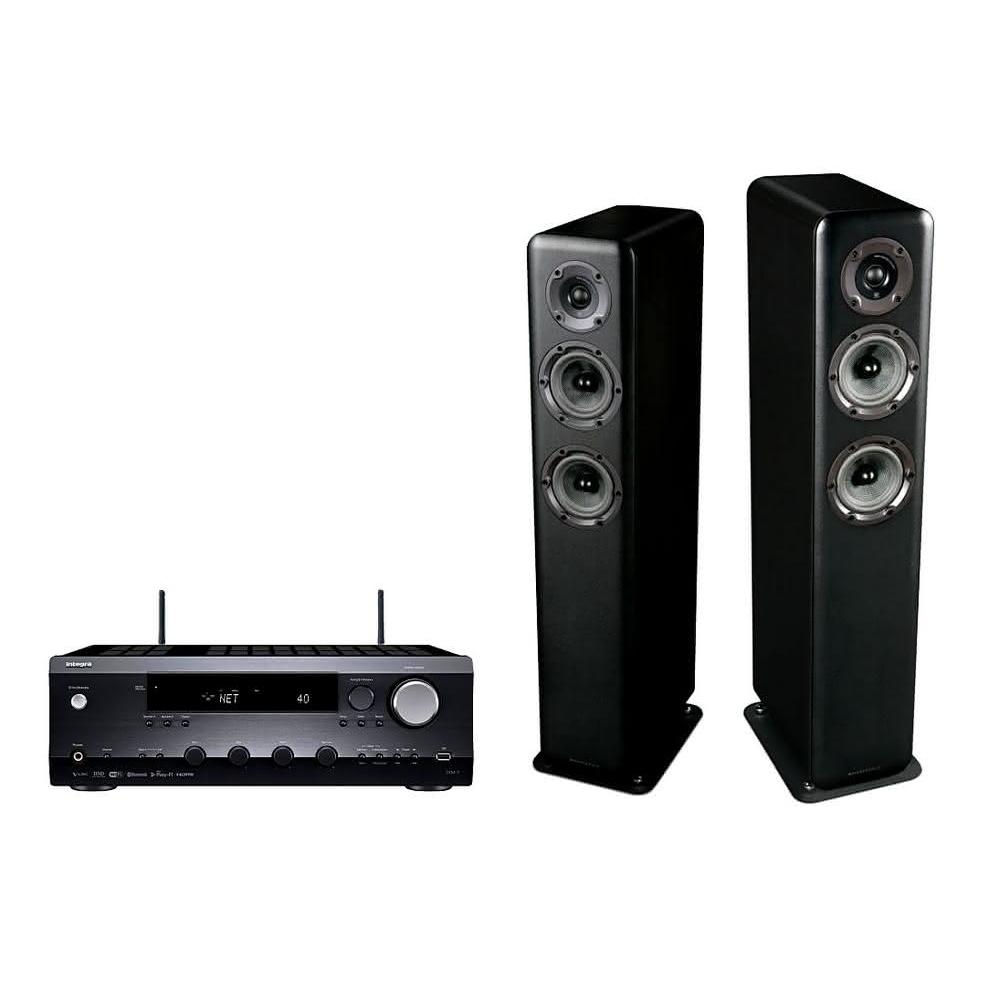 INTEGRA 串流音樂劇院組合 DTM-7 串流綜合擴大機+Wharfedale D330 落地喇叭
