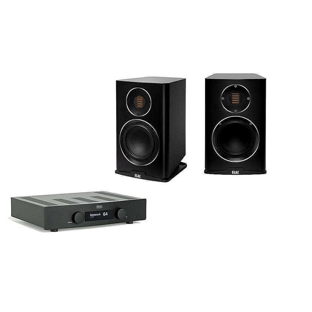 【ELAC】BS 243.4 喇叭+ 挪威 Hegel H95 網路串流綜合擴大機 / 串流音樂組合