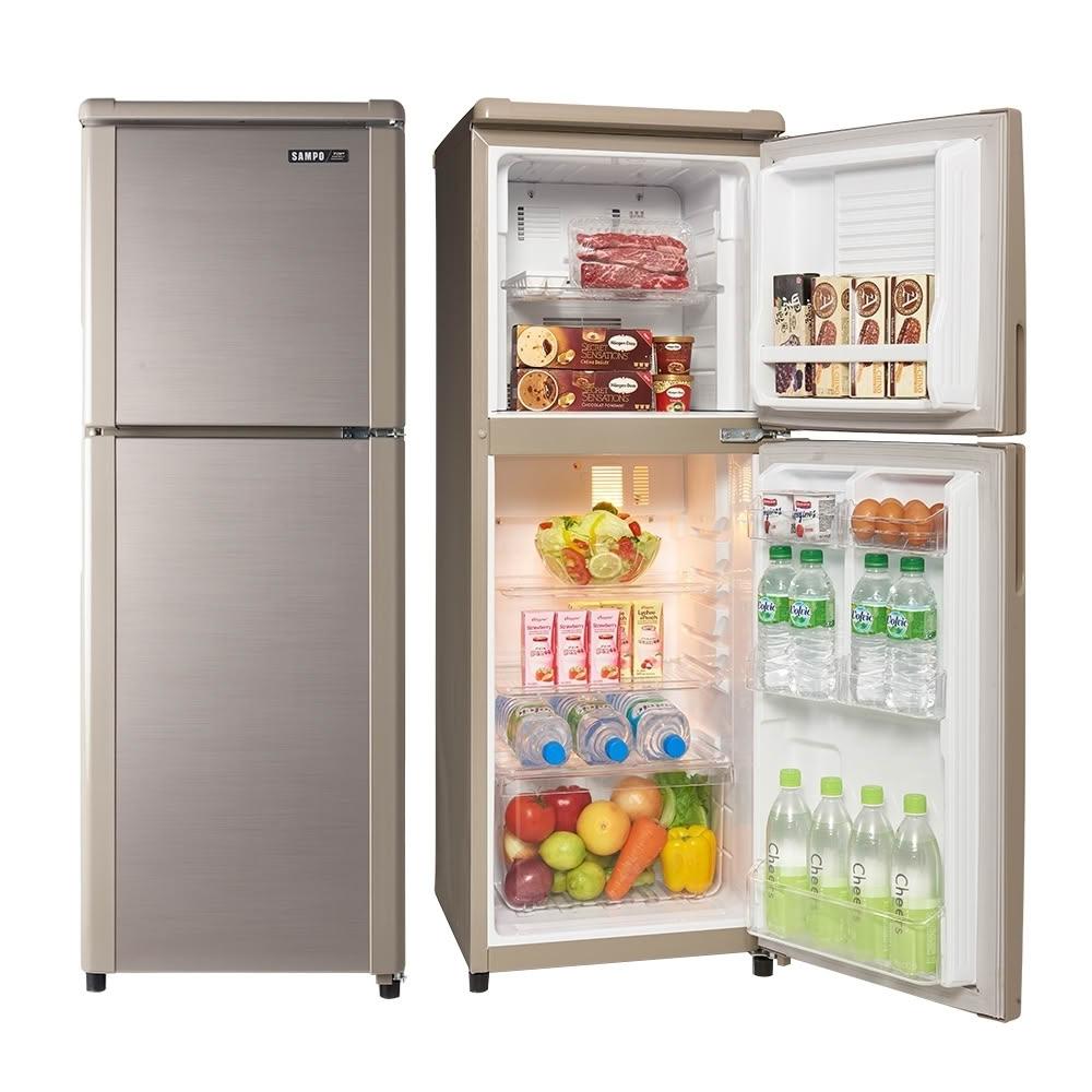 【SAMPO 聲寶】( SR-C14Q/Y9 ) 140公升 經典定頻雙門冰箱-晶鑽金《送基本安裝、舊機回收》