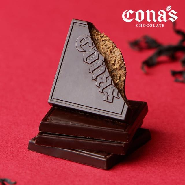 【Cona’s 妮娜巧克力】iTQi食品米其林2星獎-紅玉茶薄片夾心巧克力(12片/盒交換禮物)