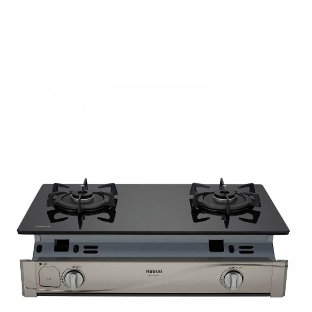 【林內】感溫二口爐嵌入爐感溫爐(與RBTS-Q230G(B)同款)瓦斯爐桶裝瓦斯RBTS-Q230G(B)_LPG 基本安裝