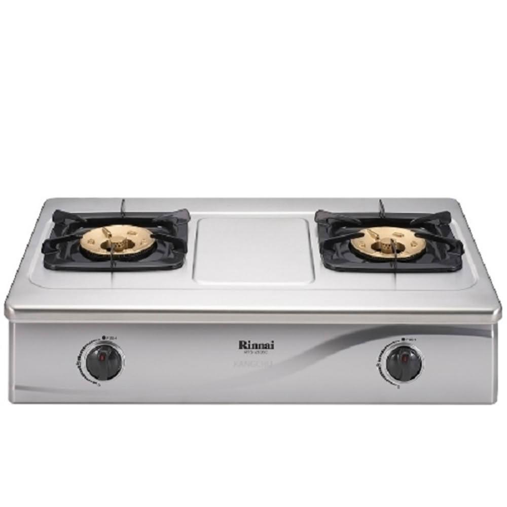 【林內】全不鏽鋼雙口RTS-203SC瓦斯爐桶裝瓦斯RTS-203SC_LPG 基本安裝