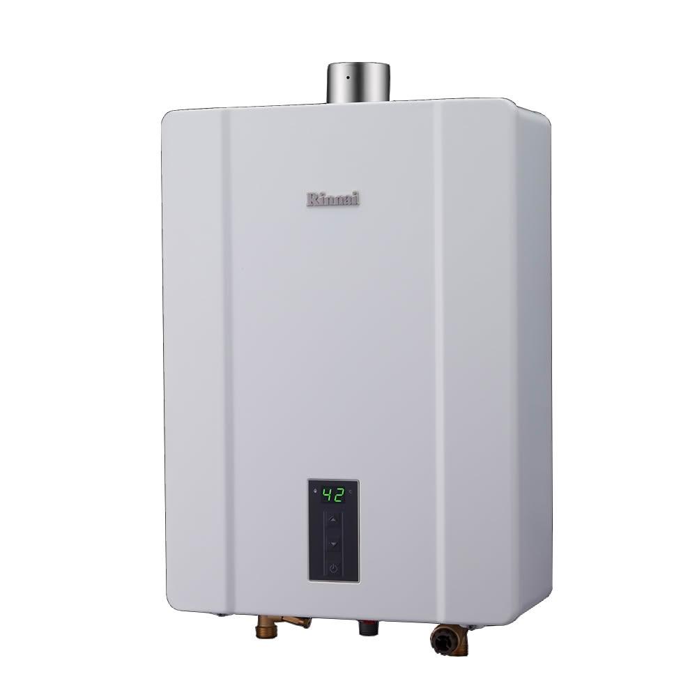 【林內】16公升數位恆溫強制排氣熱水器桶裝瓦斯RUA-C1600WF_LPG 基本安裝