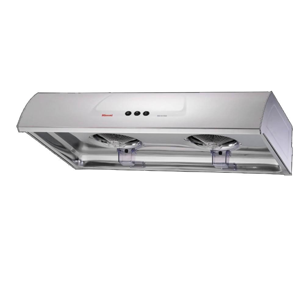 【林內】圓弧型不鏽鋼70公分排油煙機RH-7176S 基本安裝