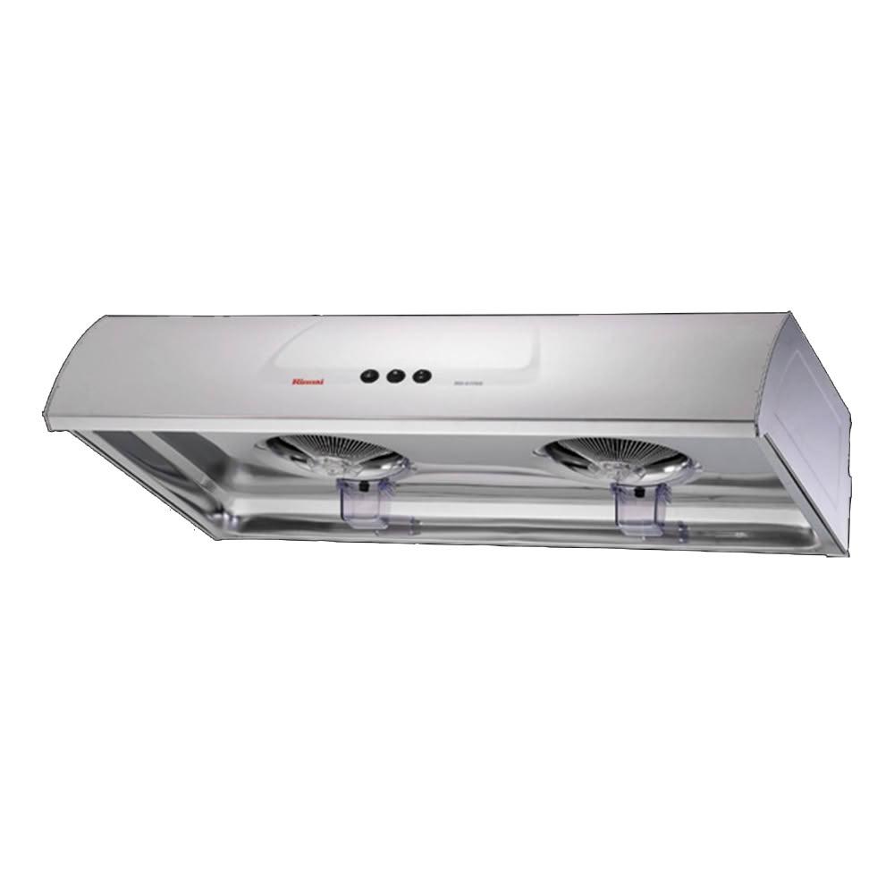 【林內】圓弧型不鏽鋼80公分排油煙機RH-8176S 基本安裝