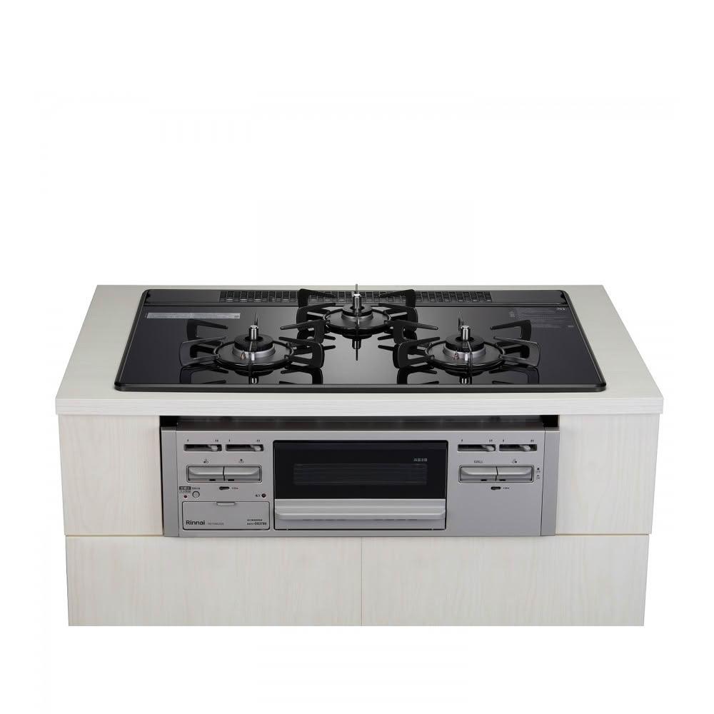 【林內】嵌入式三口防漏爐+小烤箱爐連烤瓦斯爐桶裝瓦斯RB71AM5U32S-VW-TR_LPG 基本安裝