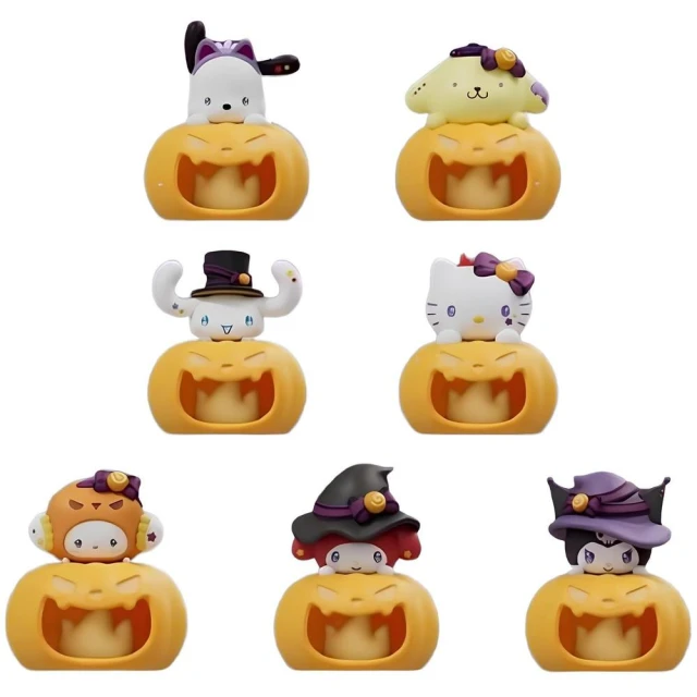 【SANRIO 三麗鷗】搗蛋鬼系列小夜燈擺件 (3D公仔  南瓜燈 床頭燈 床頭燈 庫洛米 大耳狗 美樂蒂 hello kitty凱蒂貓 布丁狗 帕恰狗 解壓 手辦 玩具 兒童夜燈 臥室裝飾 送禮 生日禮物 交換禮物 聖誕禮物)