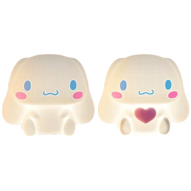 【SANRIO 三麗鷗】大耳狗軟Q拍拍小夜燈 (3D立體造型 床頭小夜燈 可調光小夜燈 三檔色溫 一拍即亮 捏捏燈 解壓 手辦 公仔 擺件 玩具 兒童夜燈 臥室裝飾 送禮 生日禮物 交換禮物 聖誕禮物)