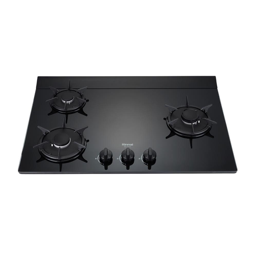 Rinnai 林內 檯面式彩焱玻璃三口爐 RB-L3710G(BR) 含運不安裝