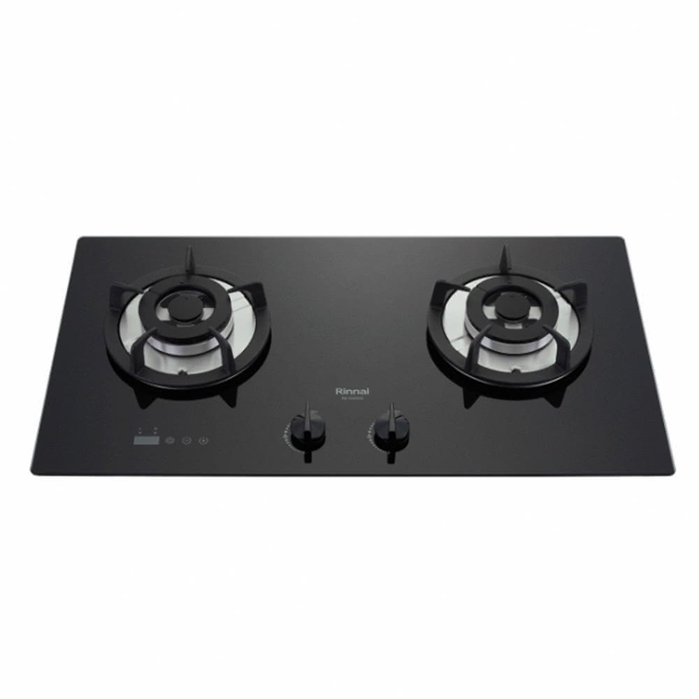 Rinnai 林內 檯面式防漏玻璃雙口爐 RB-S2630G(B) 含運不安裝
