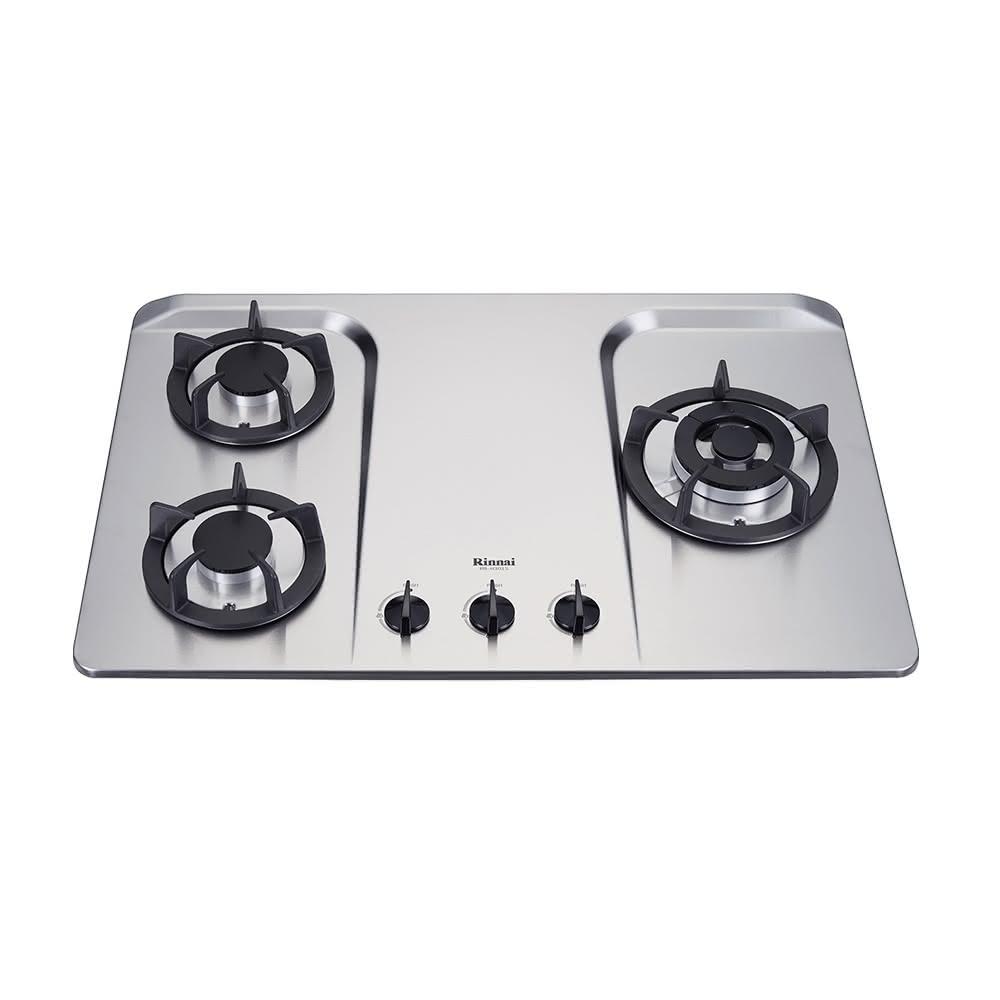Rinnai 林內 檯面式防漏不銹鋼三口爐 RB-H301S(R) 含運不安裝
