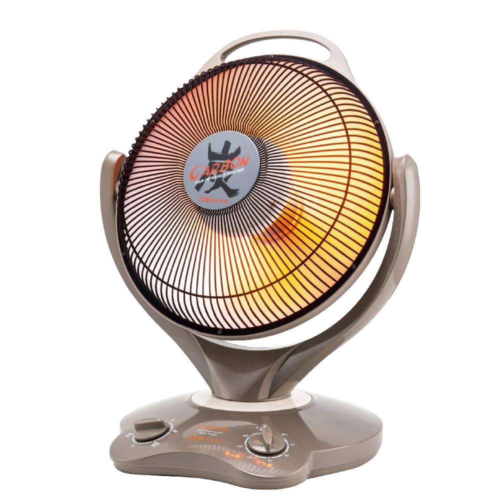 巧福 AS-110C 巧福 AS-110C 碳素式電暖器,臺灣製造,適用3-5坪空間。產品尺寸為43×34×53cm,外箱尺寸50×46×38cm,重量約2.9kgs。支援可設溫度,最大消耗功率780W,提供一年保固。電壓為AC110V/60Hz,BSMI許可字號R51286。由優程工業股份有限公司統一編號22058096製造。