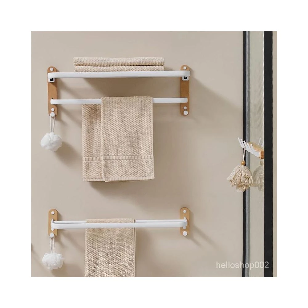 品質保證免運北歐衛生間毛巾架落地收納置物架浴室浴巾架可移動免打孔抹佈掛架