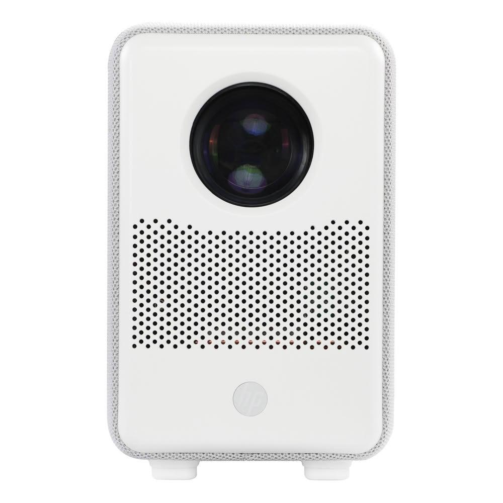 HP惠普 CC200C 微型投影機,輕巧可攜式設計僅1.41kg,LED光源壽命長達20,000小時,提供200 LED流明亮度與Full HD 1920x1080解析度。投射比例1.2:1,2.1米距離即可投射80吋畫面,最大支援100吋16:9大螢幕。內建喇叭、HDMI介面,適閤家用娛樂與商務簡報,中國製造,一年保固,NCC及BSMI認證合格。 HP惠普 CC200C