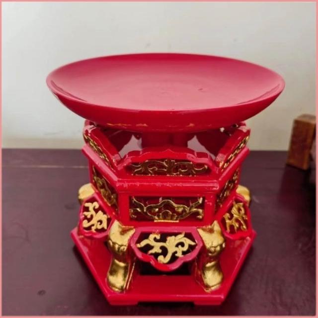 全實木貼金供盤實木供盤木雕果盤供果盤供佛果盤果盤佛堂水果盤果碟佛具