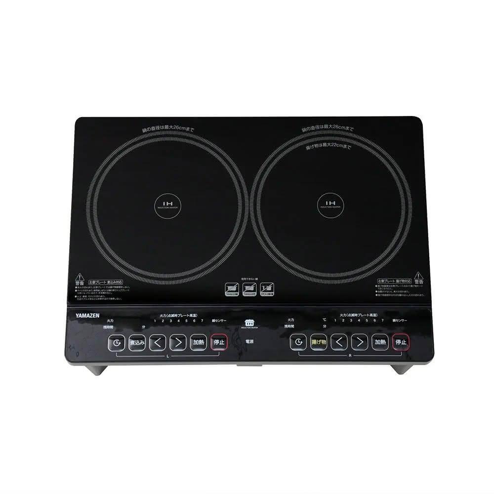山善/YAMAZEN IHコンロ YEH-1456 IH調理台付き IHW-5436 2019年製