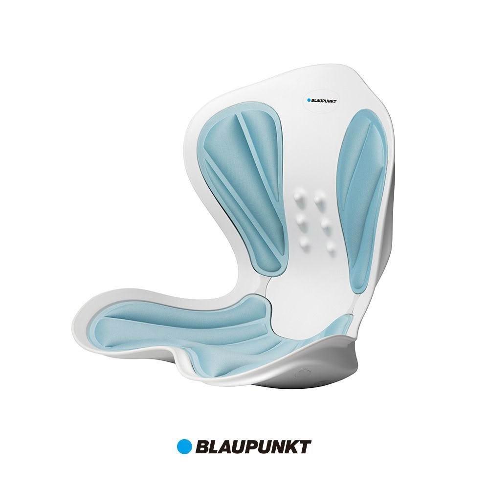 【BLAUPUNKT 德國藍寶】3D護脊美學振動椅墊 (BPB-M21BU) 符合人體工學(端正坐姿 背部按摩振動)