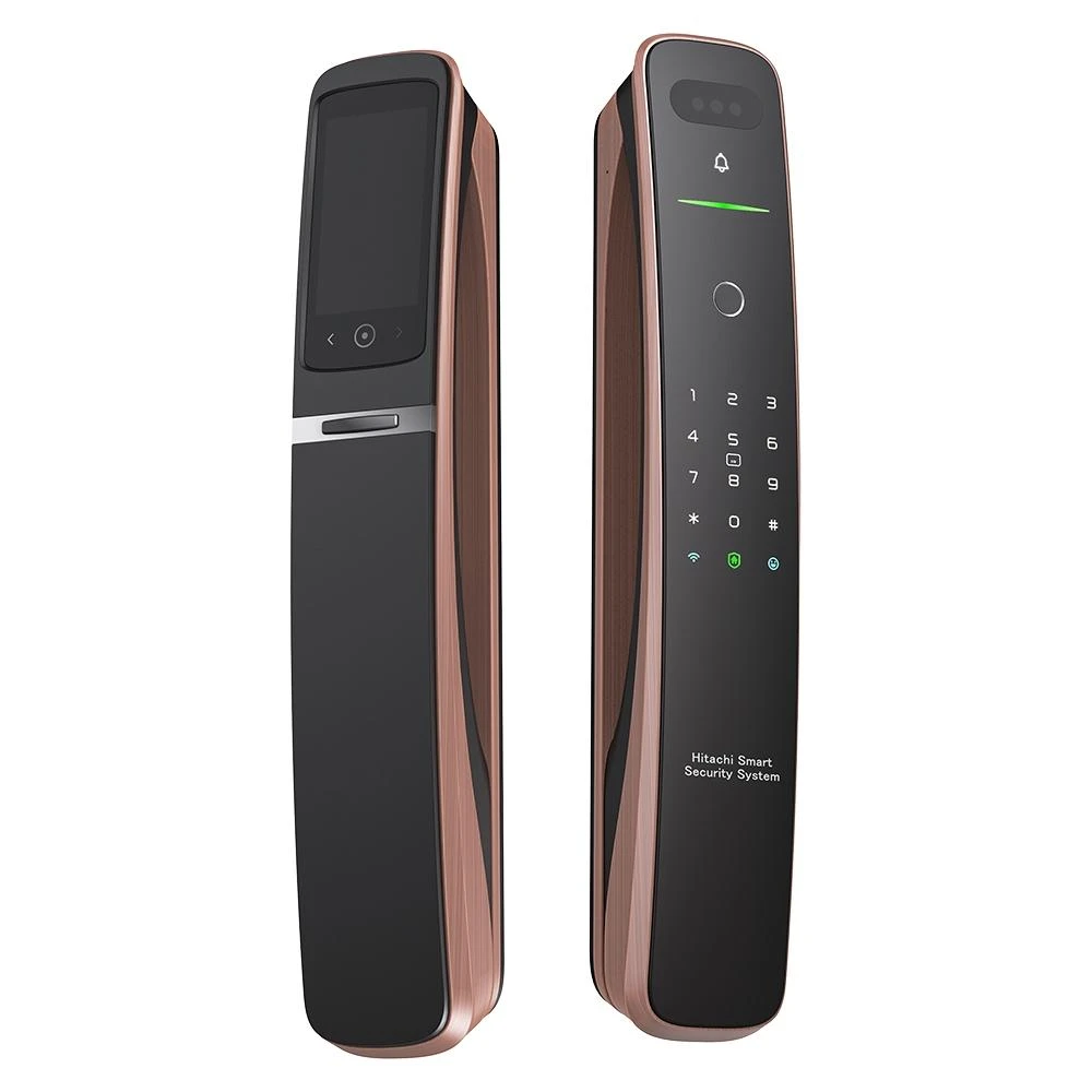 【HITACHI 日立】七合一人臉/貓眼掌靜脈 電子鎖HIT-FH10-T(含基本安裝/原廠公司貨)