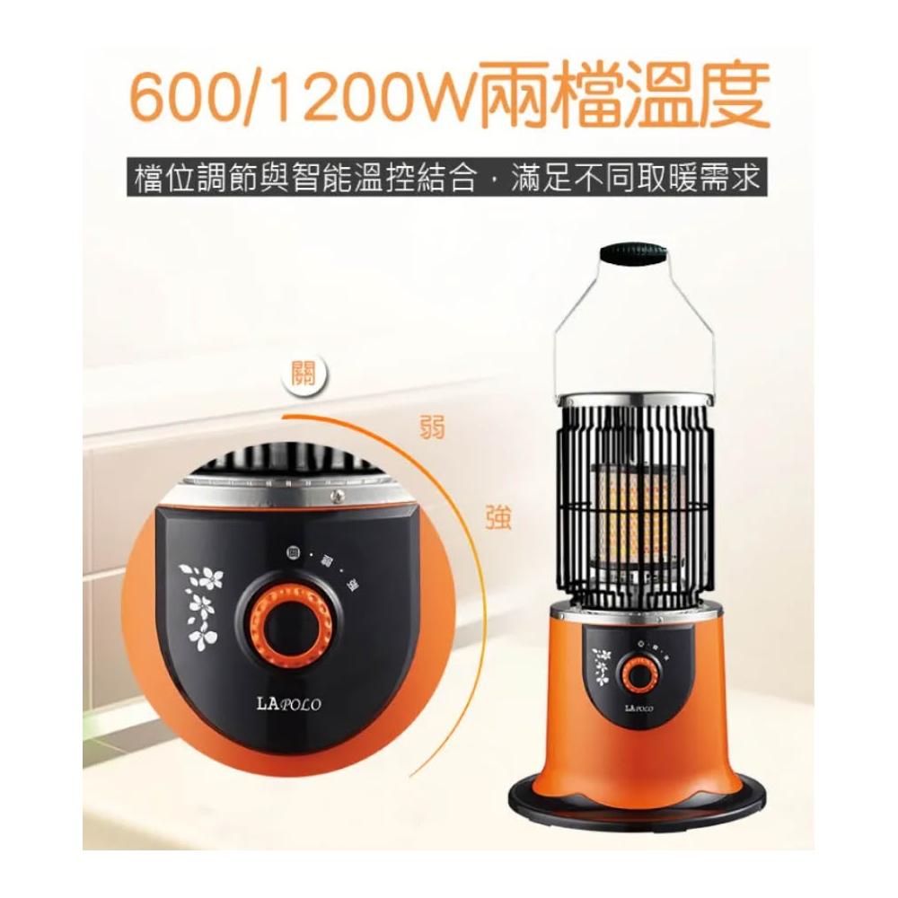 【LAPOLO】古典設計美觀大方 植絨電暖爐 四方散熱型 LAPOLO藍普諾 運作低噪音 即開即暖 安全網防燙手 LA966 電暖器