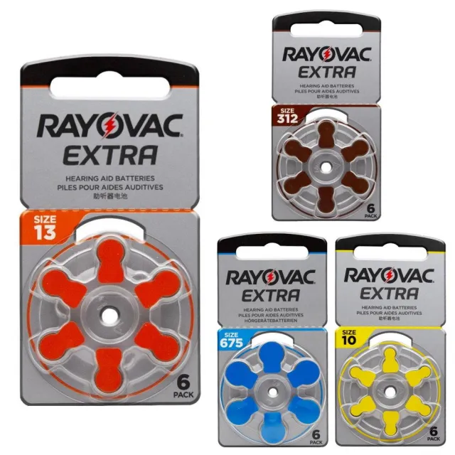 助聽器電池 英國製 RAYOVAC 鋅空氣電池 PR41 312 PR48 13 PR70 10 PR44 675 電池