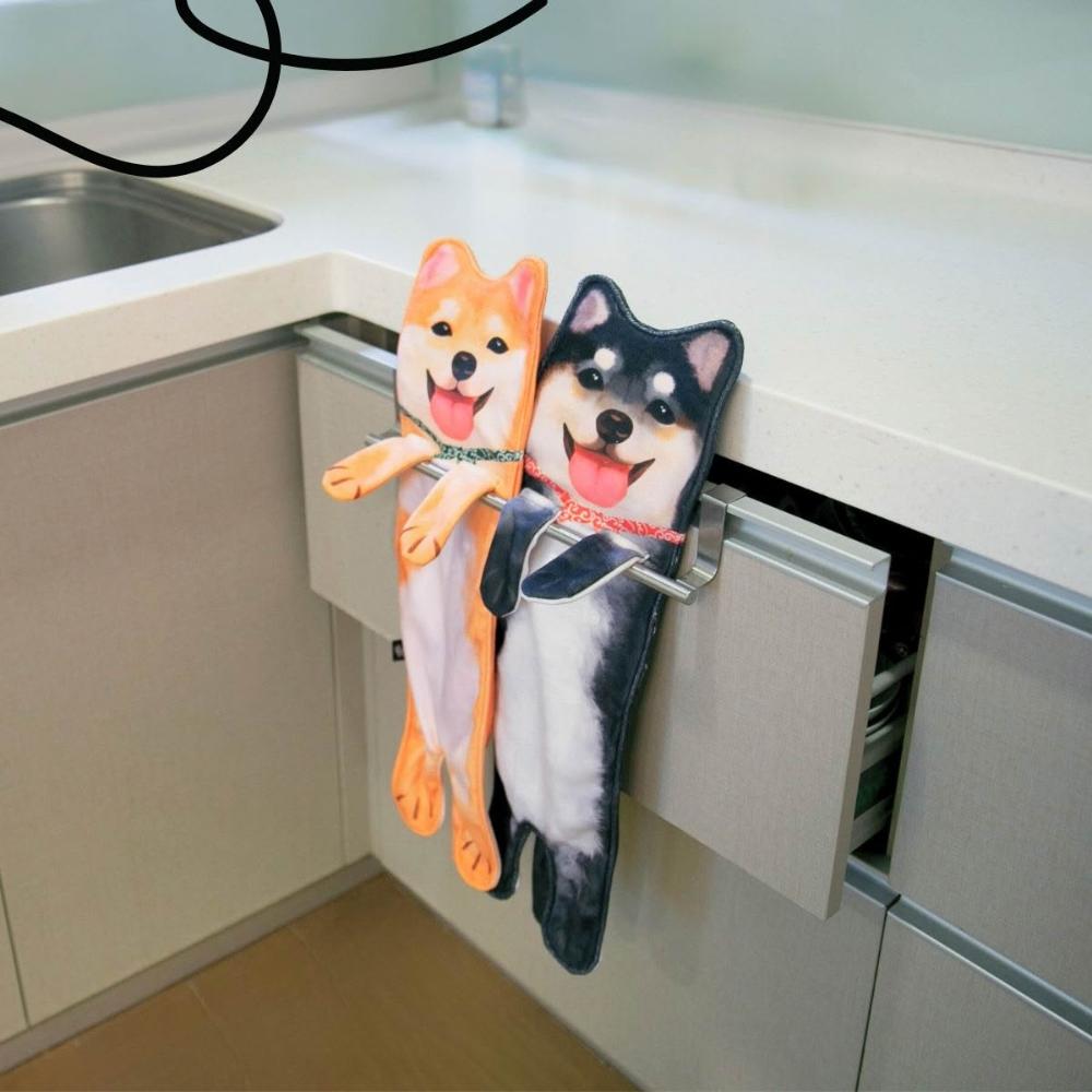 擬真柴犬擦手掛巾柴犬毛巾柴柴柴犬禮物柴犬周邊送禮柴犬大學