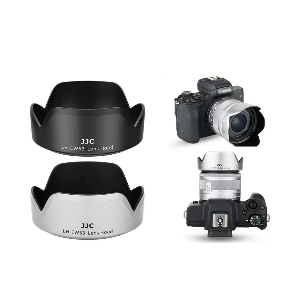 【JJC】JJC LH-EW53 鏡頭遮光罩｜適用 Canon RF-S 18-45mm F4.5-6.3 IS STM 鏡頭