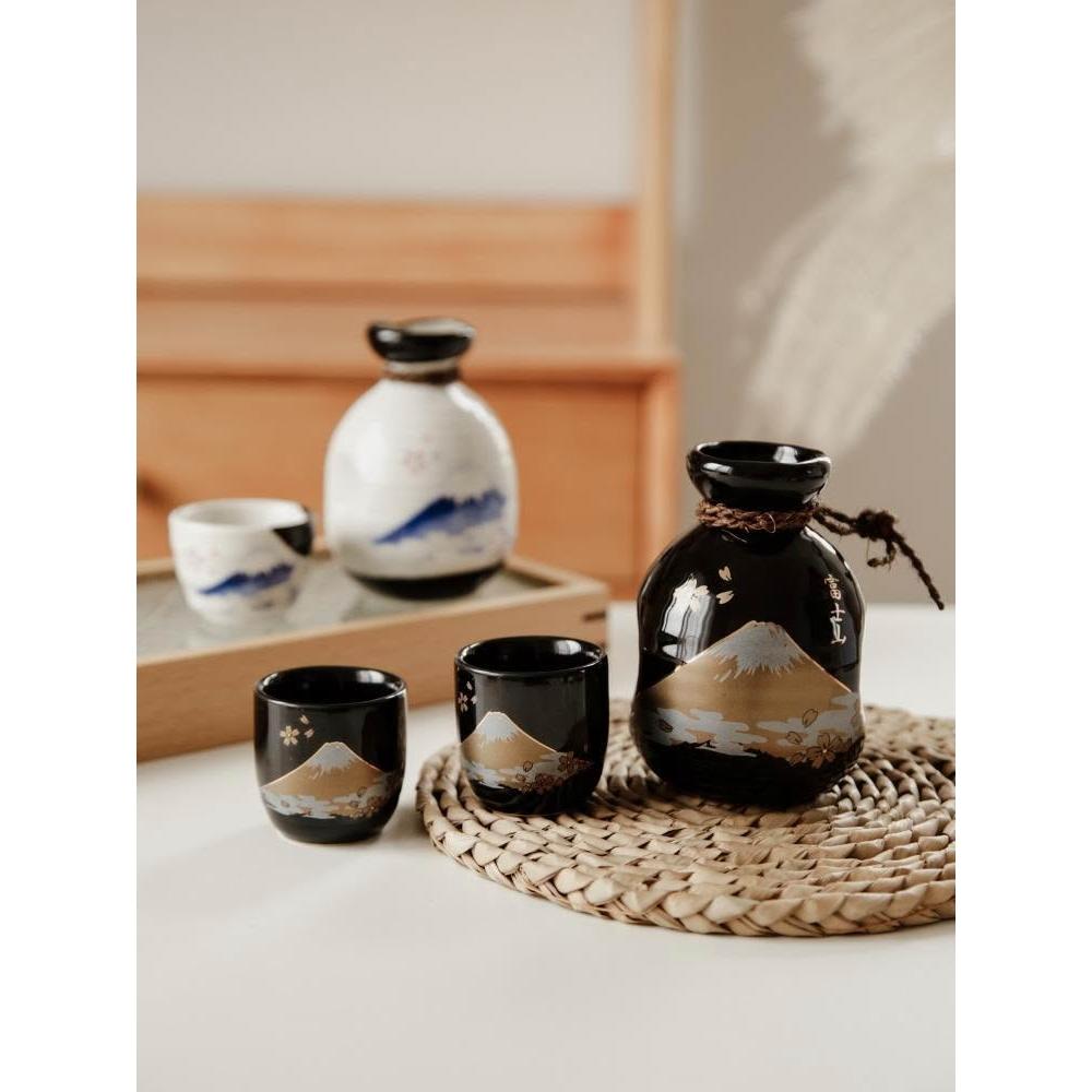 盃 盃台 酒器 日本溫酒器進口酒具和風家用清酒盅日式山燒酒白酒杯送禮喬遷禮盒