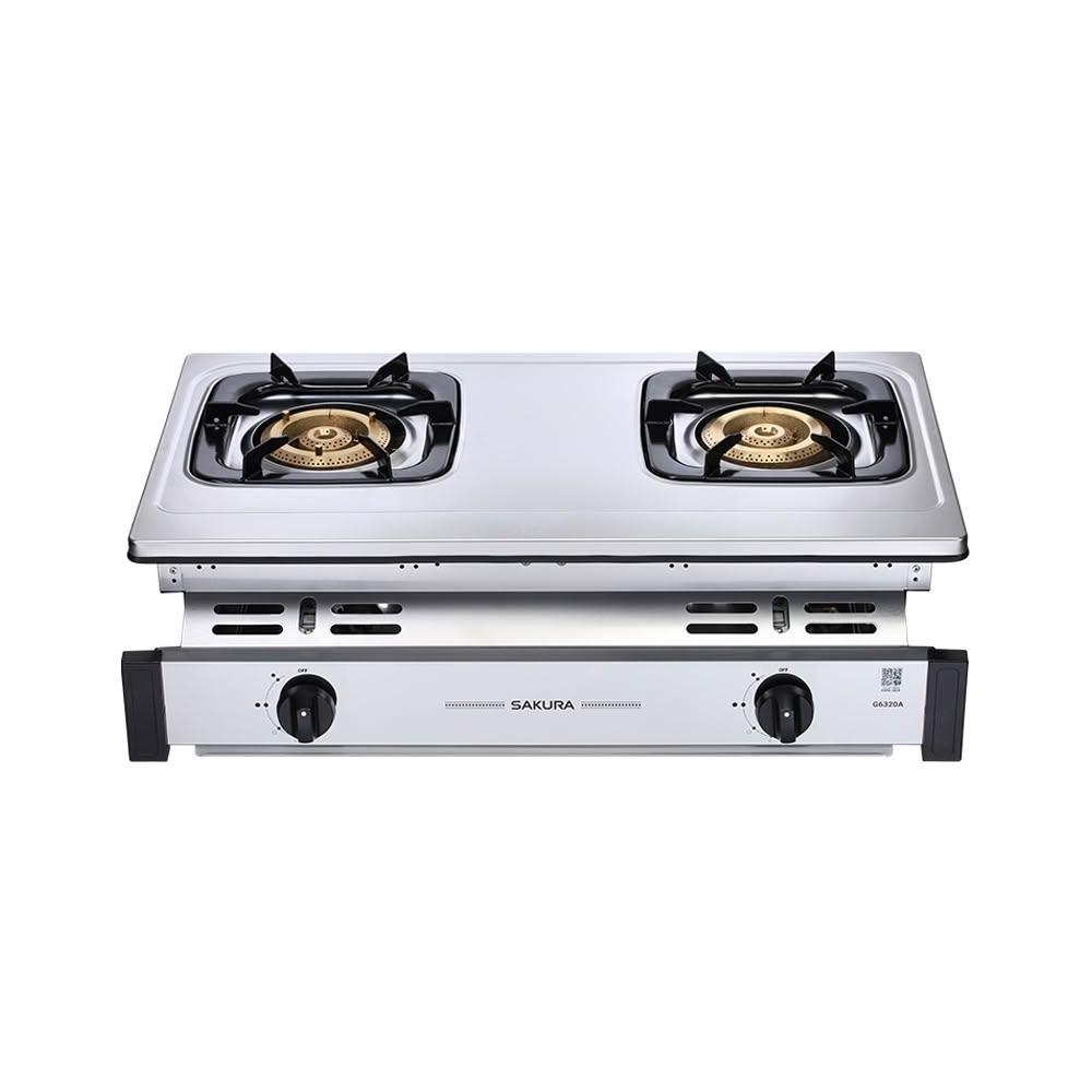 SAKURA櫻花 銅爐頭嵌入爐 G6320A(LPG)