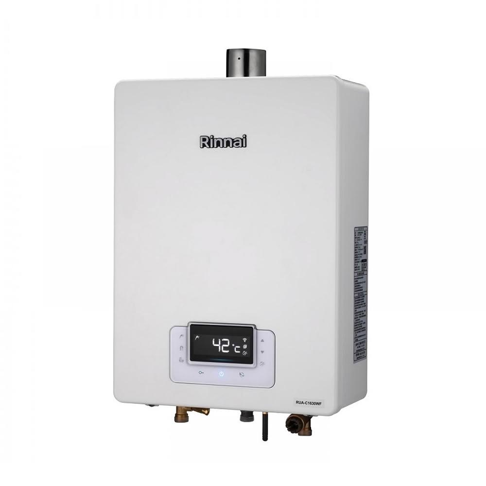 RINNAI林內 16L 屋內型強制排氣熱水器 RUA-C1630WF(LPG)