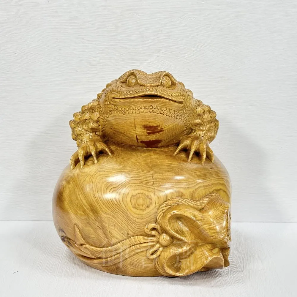 御古齋】黃銅精雕金蟾招財七星三腳蟾蜍財源廣進招財進寶銅工藝