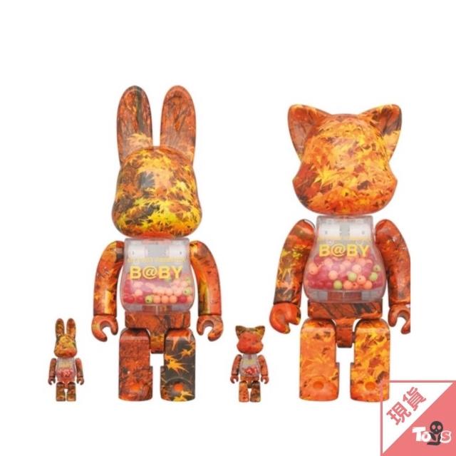 BE@RBRICK - BE@RBRICK B@BY AUTUMN LEAVES 100％  400％ R@BBRICK MY FIRST R@BBRICK B@BY AUTUMN LEAVES Ver. 100