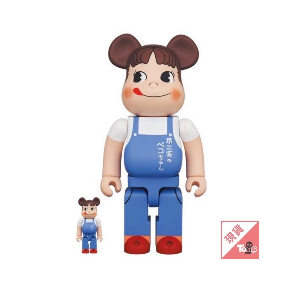BE@RBRICKペコちゃんThe overalls girl100%＆400% BE＠RBRICKペコちゃんThe overalls girl 100%400% Be Rbrick