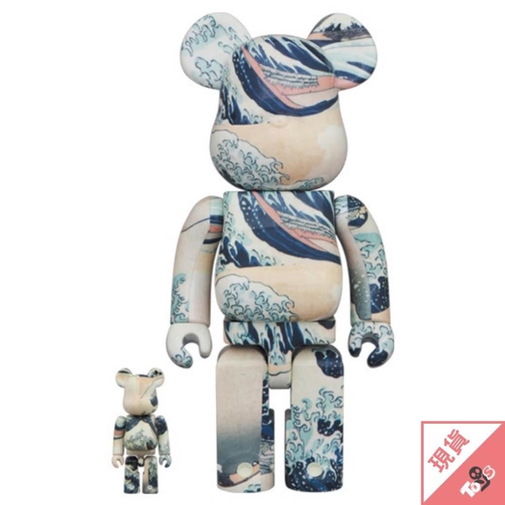 BE@RBRICK 葛飾北斎「神奈川沖浪裏」 1000％ 全新現貨Medicom Bearbrick 葛飾北斎「神奈川沖浪裏」 1000