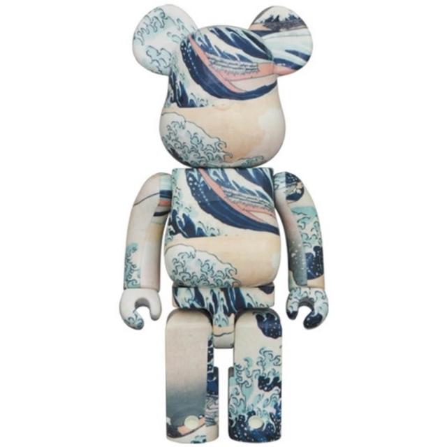 MEDICOM TOY - BE@RBRICK 葛飾北斎 「神奈川沖浪裏」400％ MEDICOM TOY 現貨）BEARBRICK 葛飾北斎神奈川沖浪裏100％ & 400％正版大娃