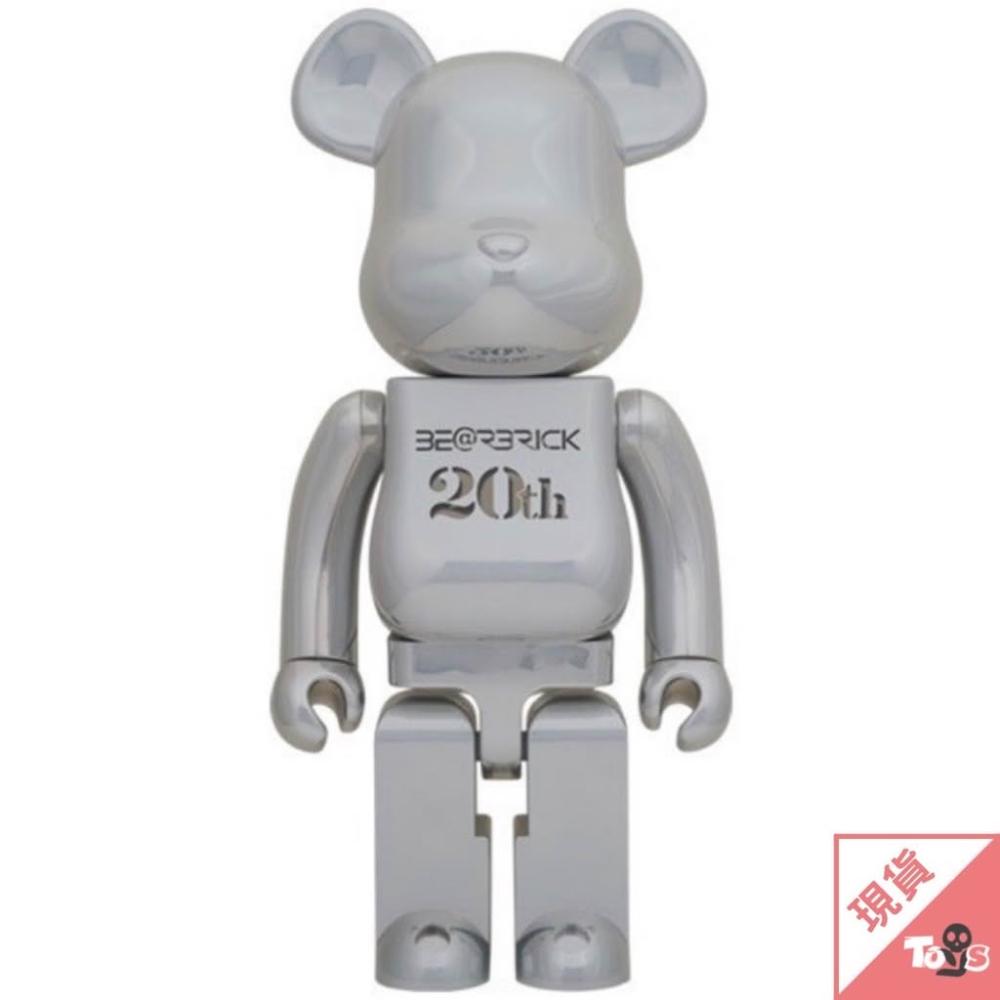 BE@RBRICK】（現貨）BE@RBRICK 庫柏力克熊20th DEEP CHROME Ver.1000