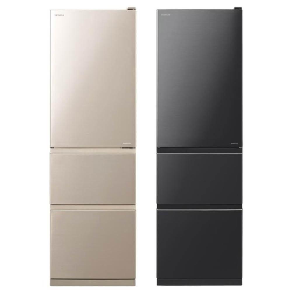 【HITACHI 日立】贈 7-11商品卡 500元 三門331L變頻髮絲紋鋼板冰箱 RV36C - 含基本安裝+舊機回收