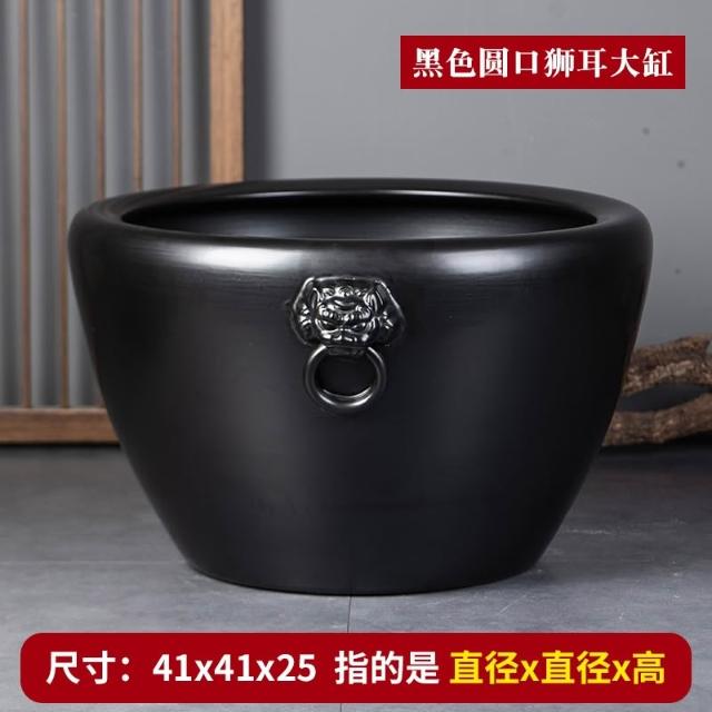 景德鎮陶瓷錦鯉金魚缸特大號庭院門海大型睡蓮缸荷花缸老式大水缸