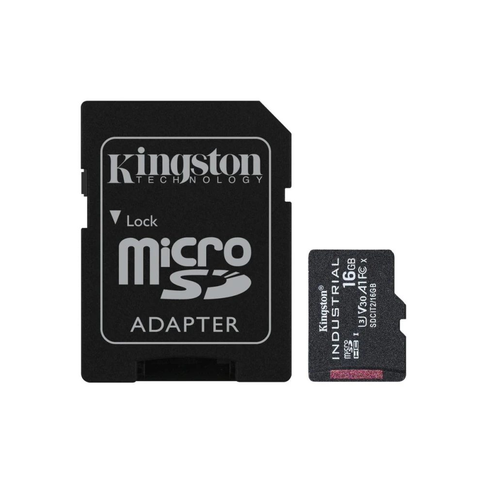 【Kingston 金士頓】 工業級 microSD 記憶卡 16GB SDCIT2 Industrial micro SDHC 16G U3