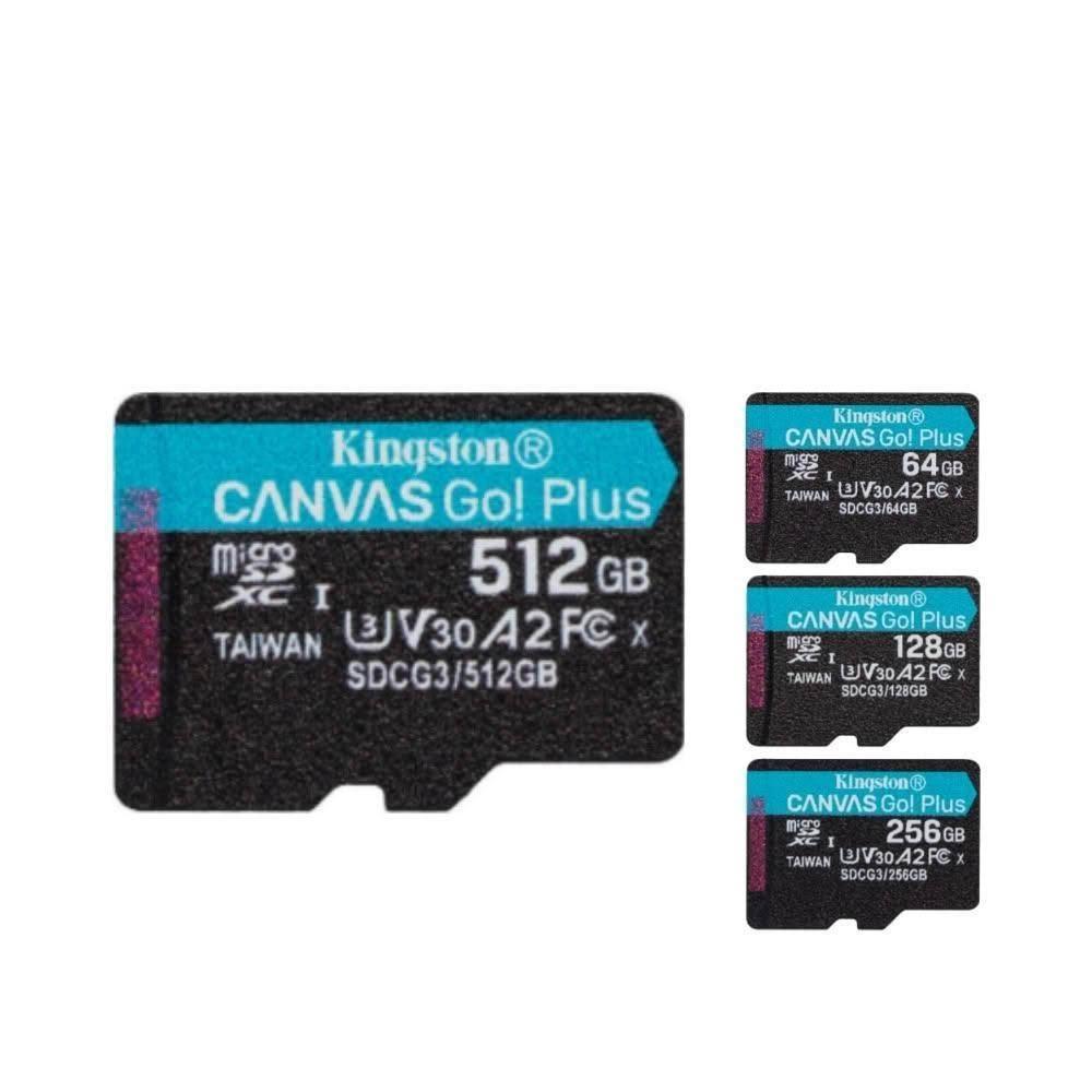 【Kingston 金士頓】行車紀錄器 U3 V30 A2 MicroSD 記憶卡 32G 64G 128G 256G 512G 1TB