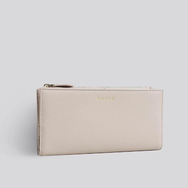 送料込★S’AIME★真皮素面輕薄對折長夾★本革 多ポケット長財布 bas066_1.jpg