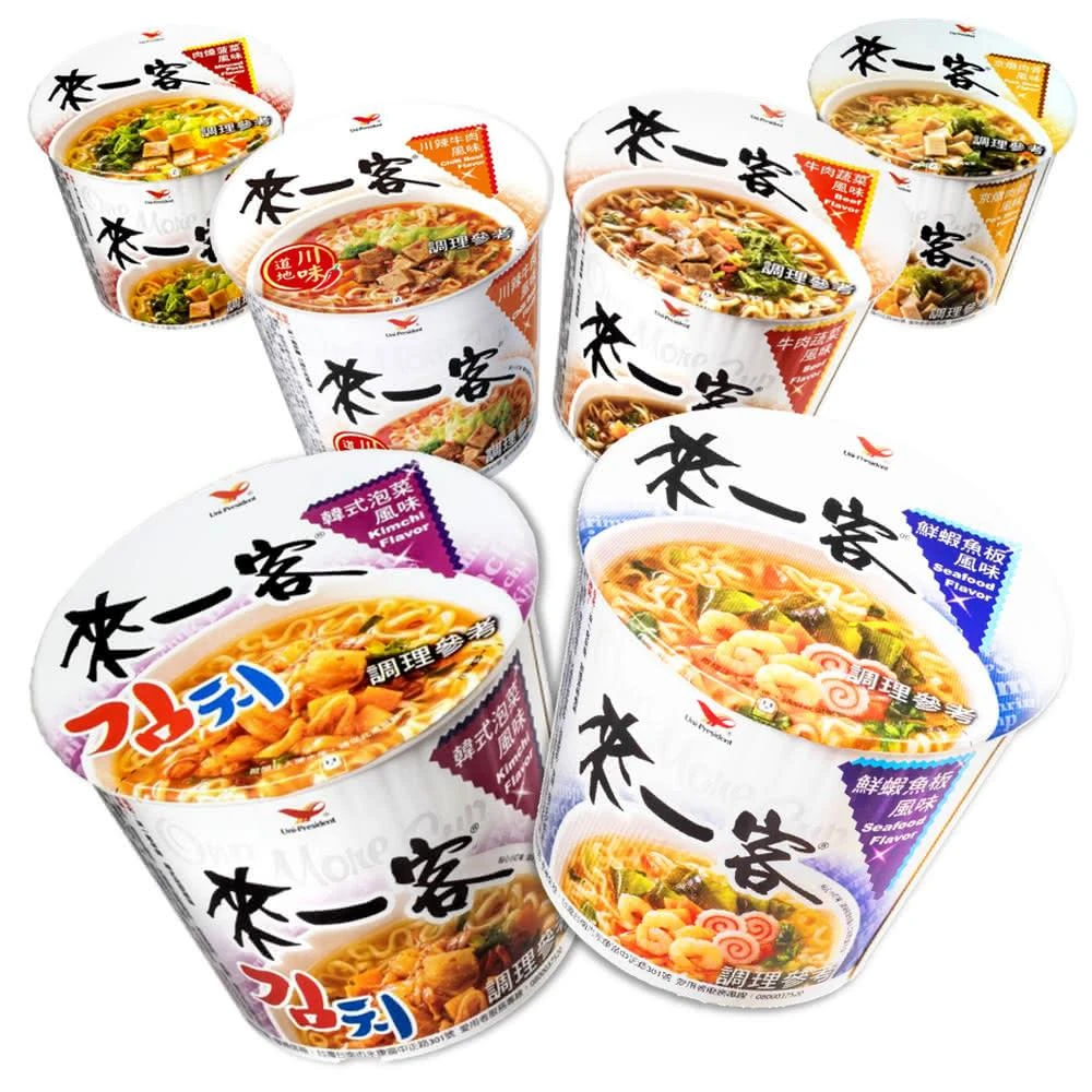 【來一客】統一 來一客 杯麵 63g 鮮蝦魚板/韓式泡菜/牛肉蔬菜/京燉肉骨/川辣牛肉/肉燥菠菜