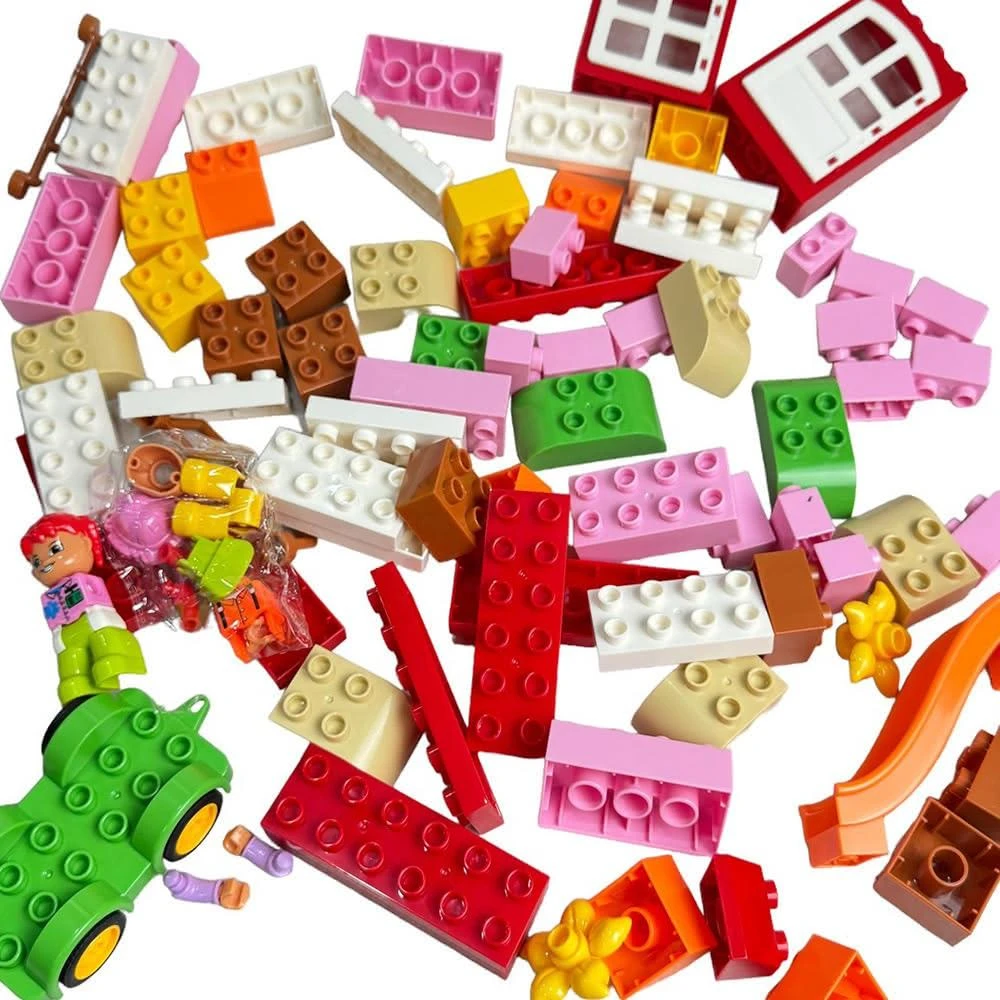 玩具積木 600g 大顆粒 散裝補充包 小塊積木 通用積木 拼圖 兒童玩具 幼教玩具