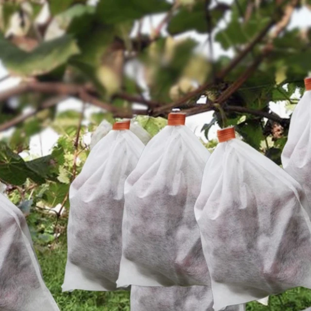 【欣榮園藝資材行】不織布果實套袋 防蟲 紗網袋 防蟲網袋 木瓜 無花果 水果 水蜜桃 芭樂 絲瓜 葡萄 芒果