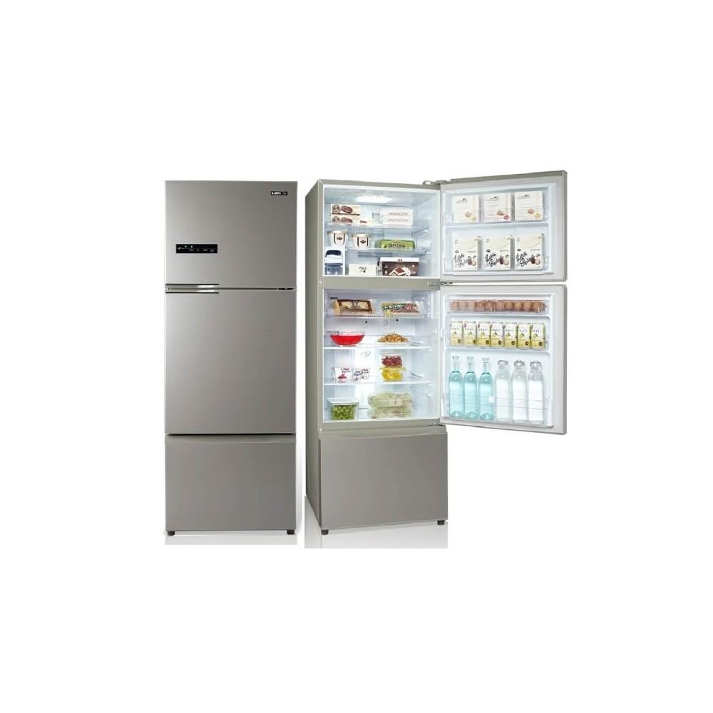 【SAMPO 聲寶】475公升一級變頻系列極光鈦三門冰箱(SR-C48DV-Y1)