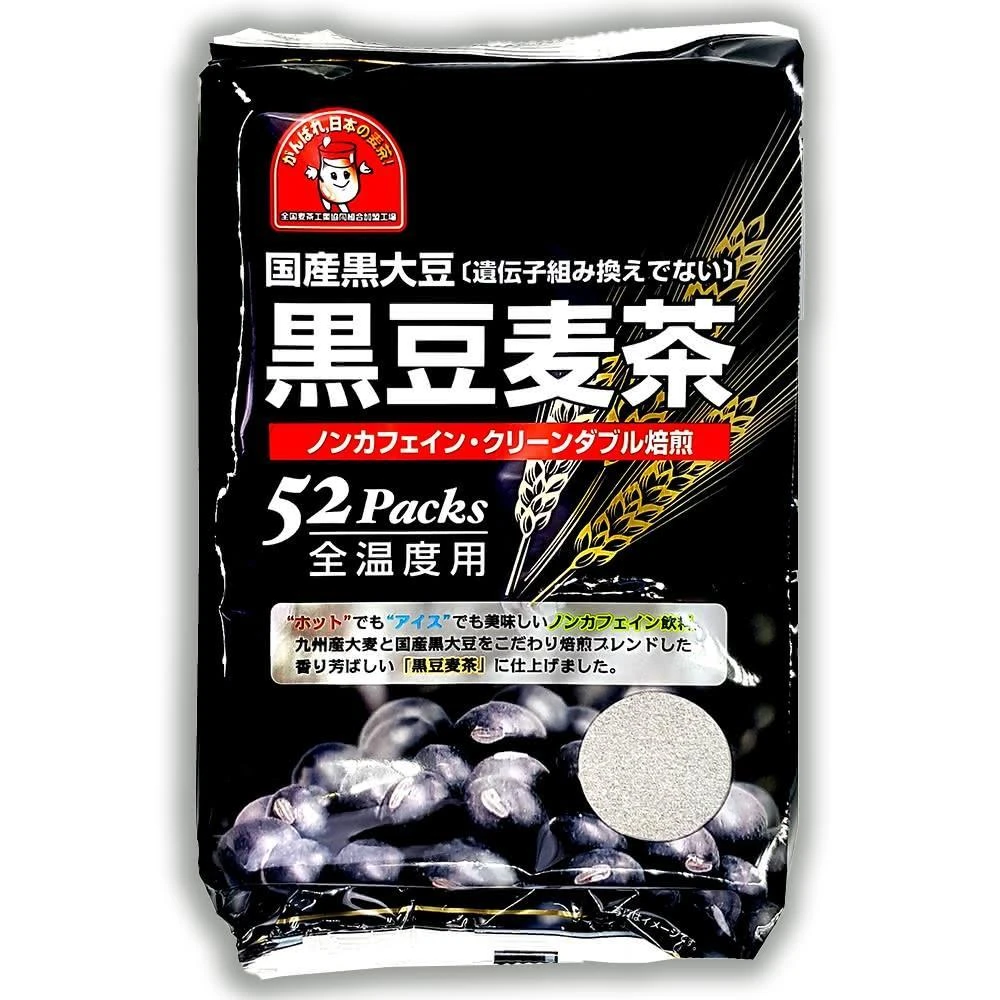 【CHARA 微百貨】日本 伊福 黑豆 麥茶 非基改 52入 日本國產黑豆