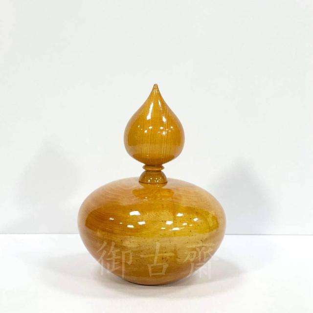 台湾産　黄檜木　飾り品　聚宝盆 O1CN01apV1LA1JfEZBeg4zb_!!